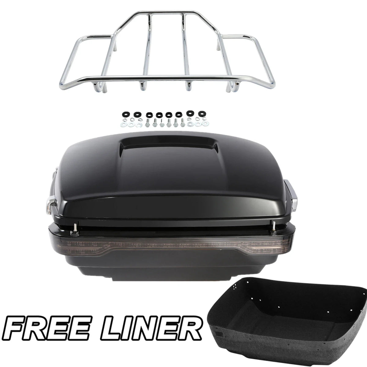 LED Brake Tail Light Rack for Harley Touring Glide (2014–2026)