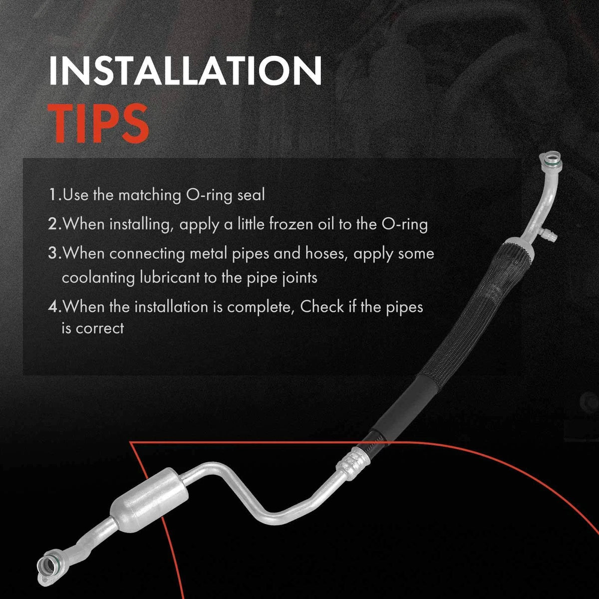A/C Line Suction Hose for 2015-2018 Nissan Altima
