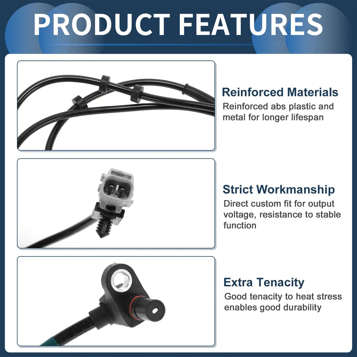 Wheel Speed Sensor ABS for Dodge Ram 2500 (2010-2018)