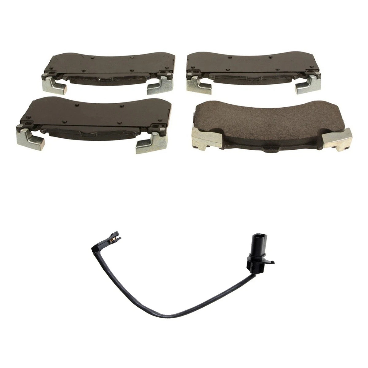 Hella Front Low-Met Disc Brake Pad w/Sensor for Audi A8 Quattro S6 S7 (2010–2020)