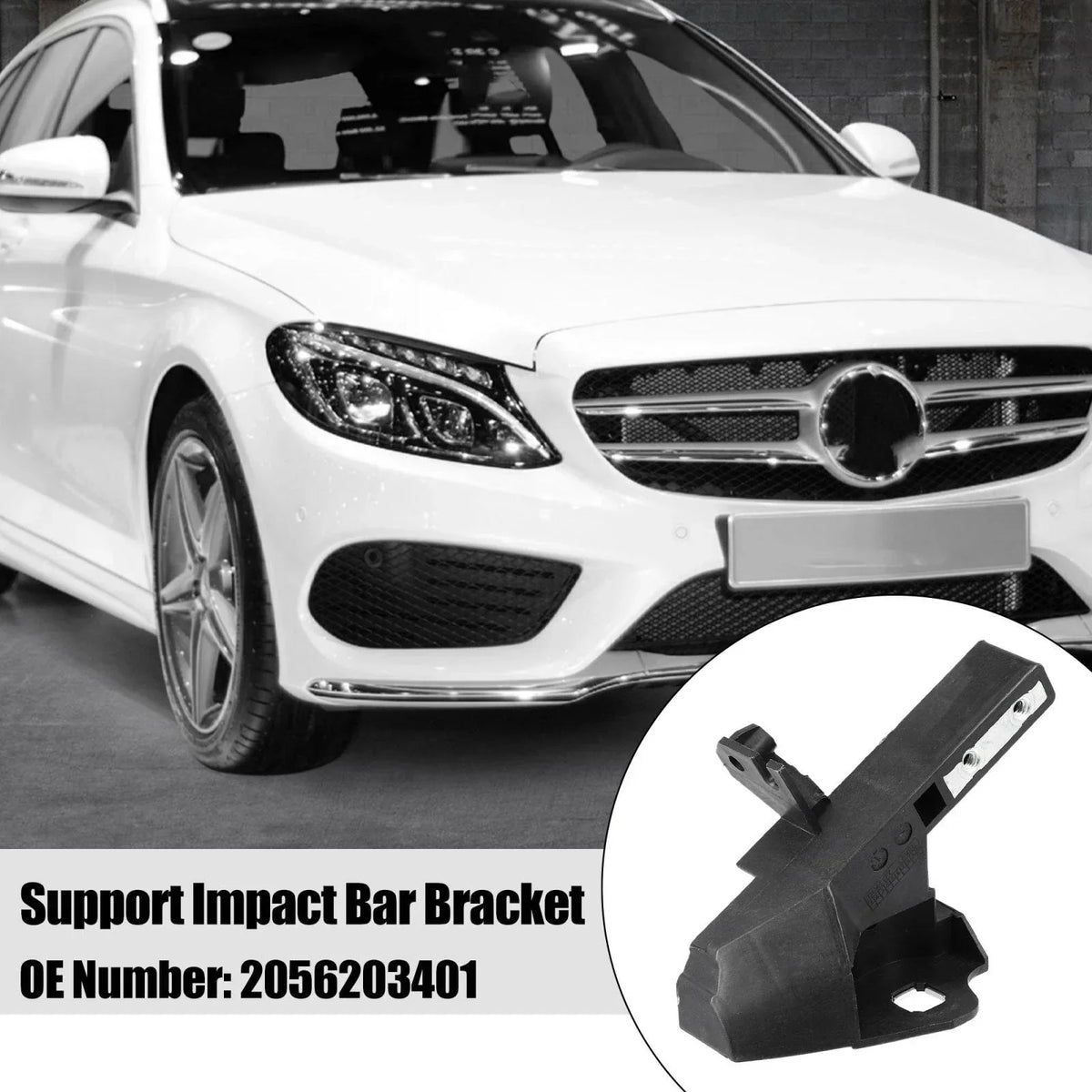 Front Left Bracket for Impact Bar - Mercedes-Benz C300 2015-2021