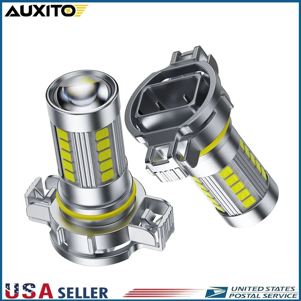 2X 5202 White LED Fog Light Bulbs 6500K for GMC Sierra 1500 2500 3500