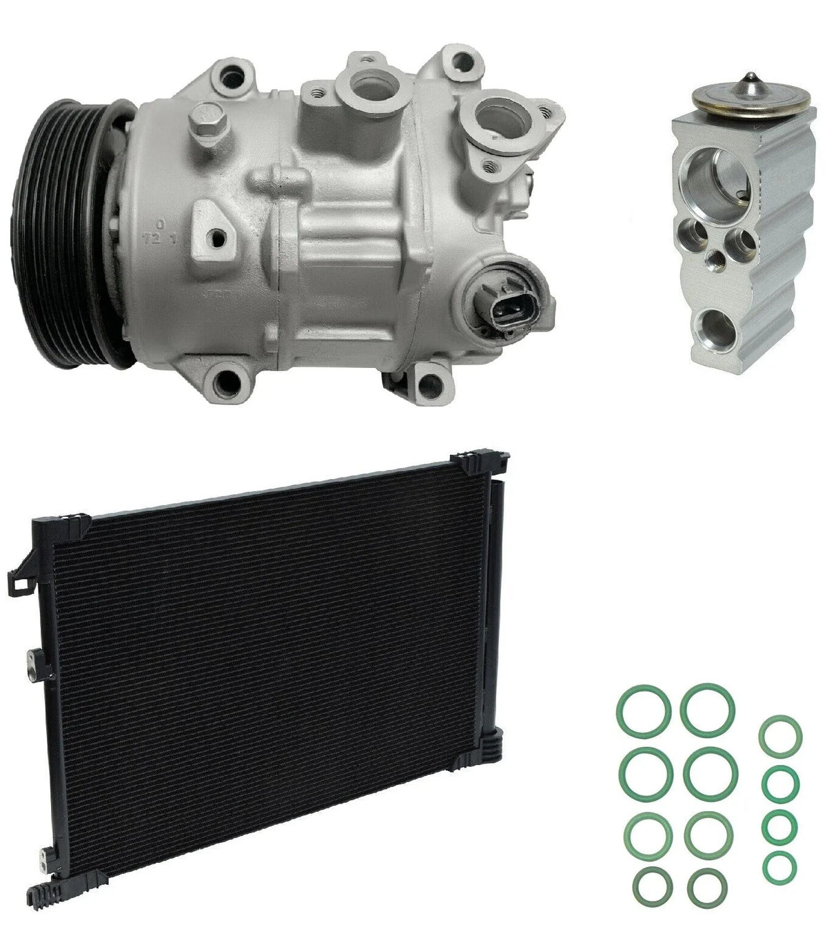 AC Compressor Kit with Condenser for Lexus NX200t 2.0L (2016)