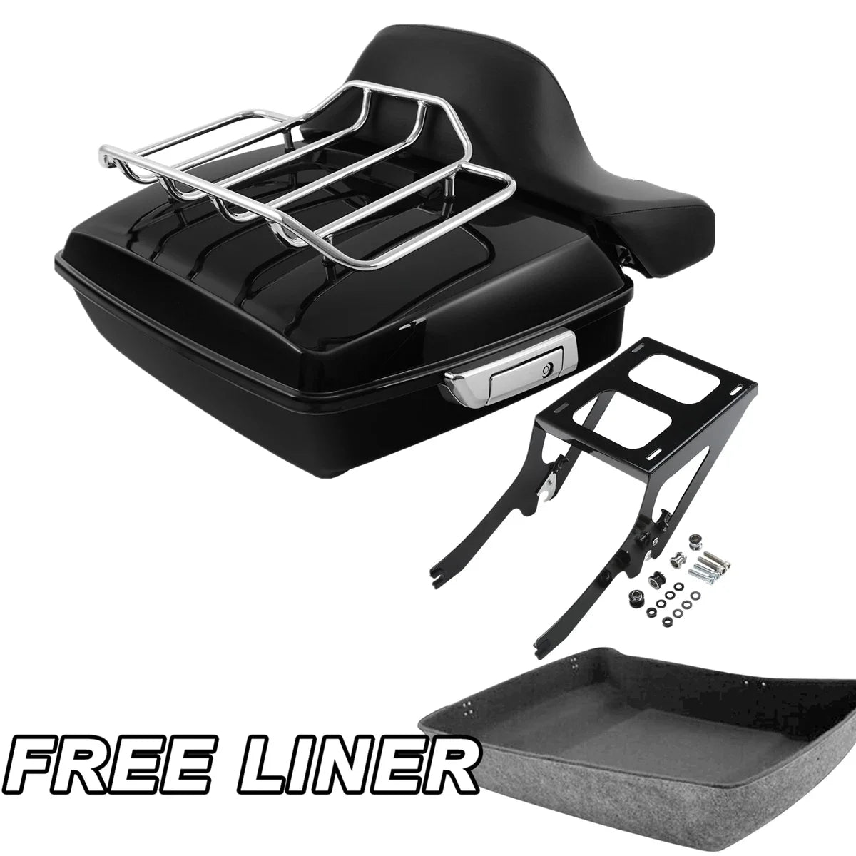 Rack Mount Chopped Trunk Pad for Harley Heritage Classic FLHC (2018-2023)