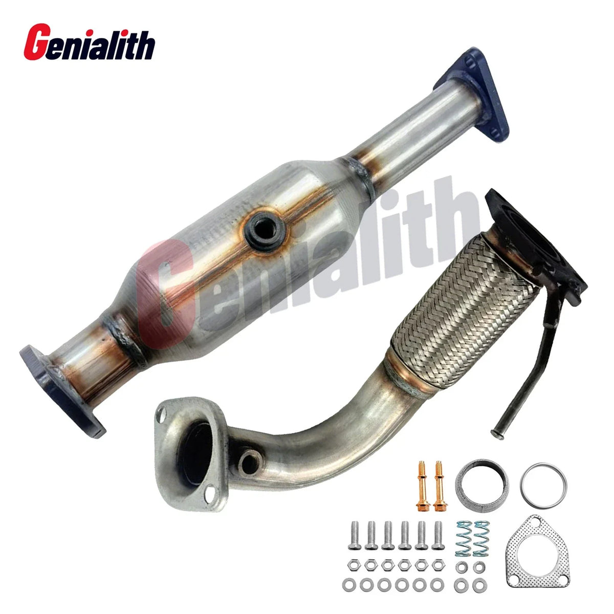 Front Exhaust Flex Pipe and Catalytic Converter for 2003-2007 Honda Accord