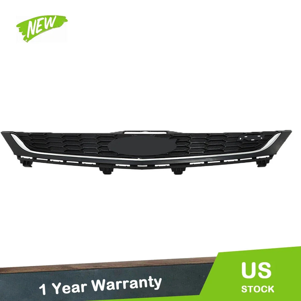 Front Upper Grille Honeycomb Black for Chevrolet Sonic (2017–2020)