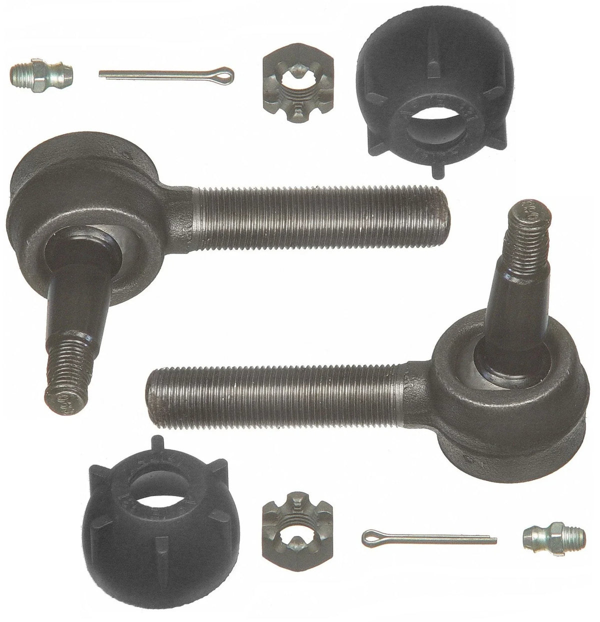 Set of 2 Front Outer Steering Tie Rod Ends for Chevy Bel Air Impala Biscayne (1958–1964)