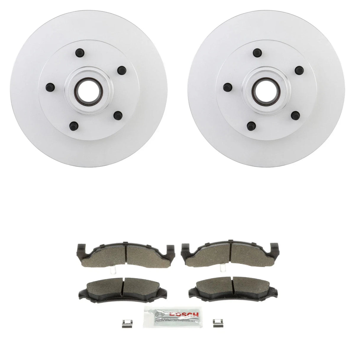 Bosch Front 298mm Rotors & Ceramic Disc Brake Pad Kit for Ford F-150 (2015–2020)