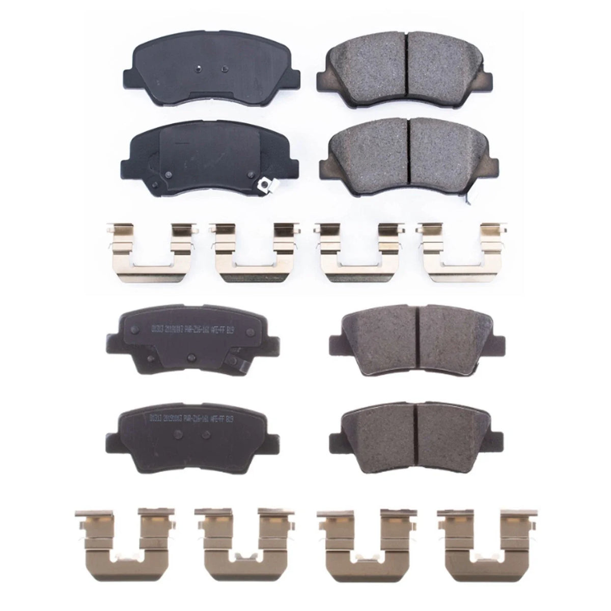 PowerStop Z17 Low-Dust Ceramic Disc Brake Pads Kit for Accent Rio (2010–2017)