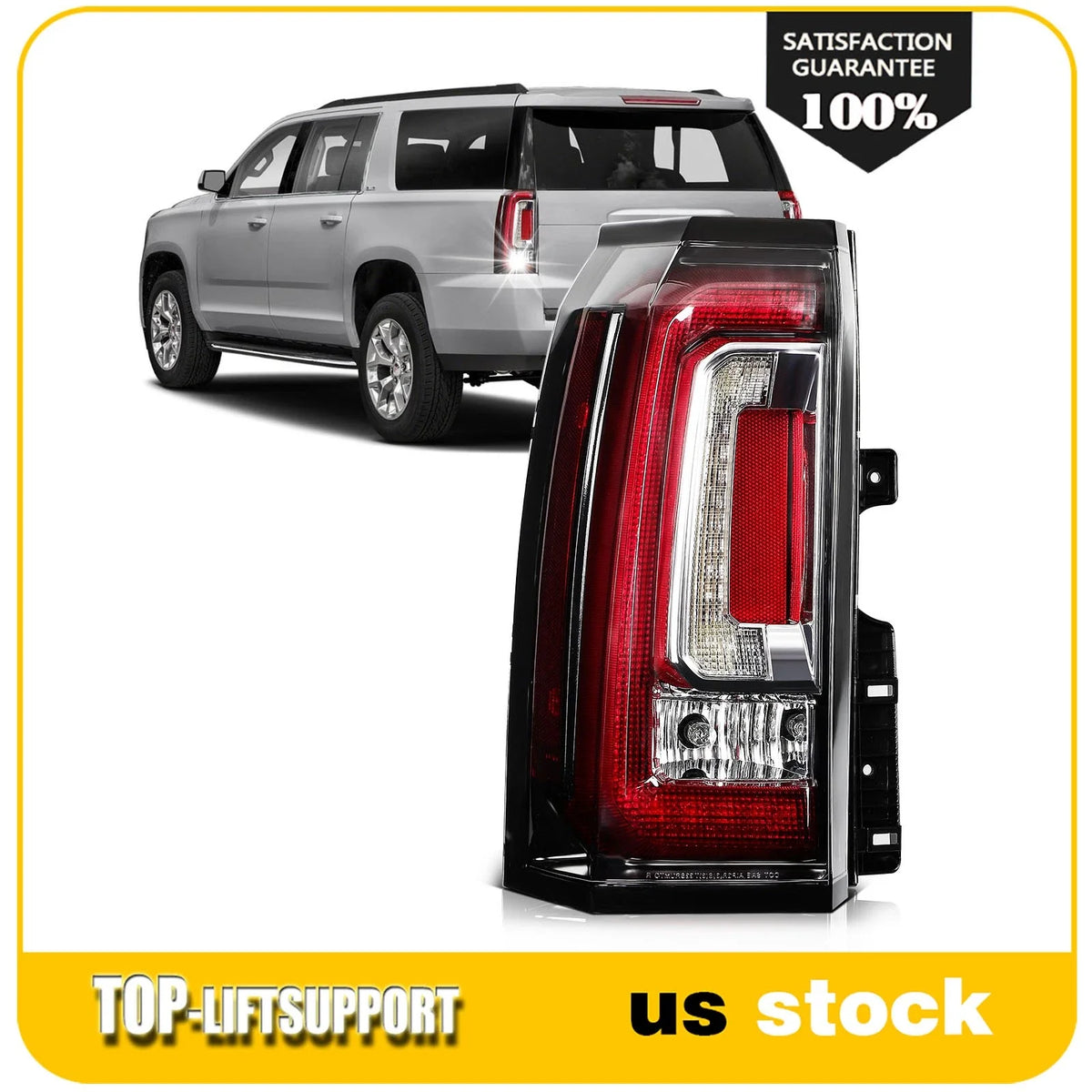Tail Light Assembly for GMC Yukon/XL/Denali (2015–2020) Red Left Side