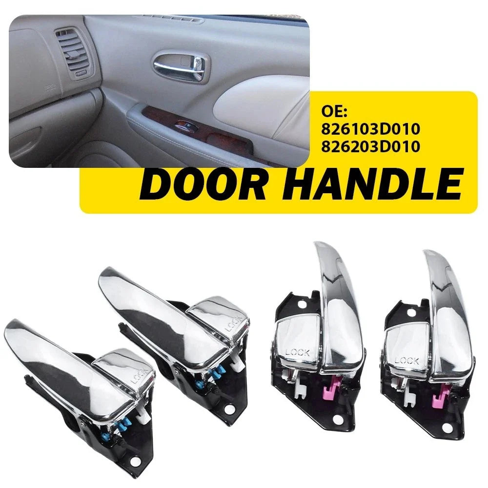 Set of 4 Interior Door Handles for Sonata (2002–2005) by Hyundai
