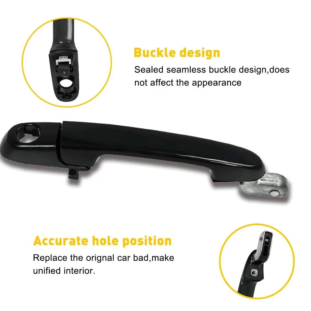 Outside Door Handle for Hyundai Accent (2006–2011) - Primed Black
