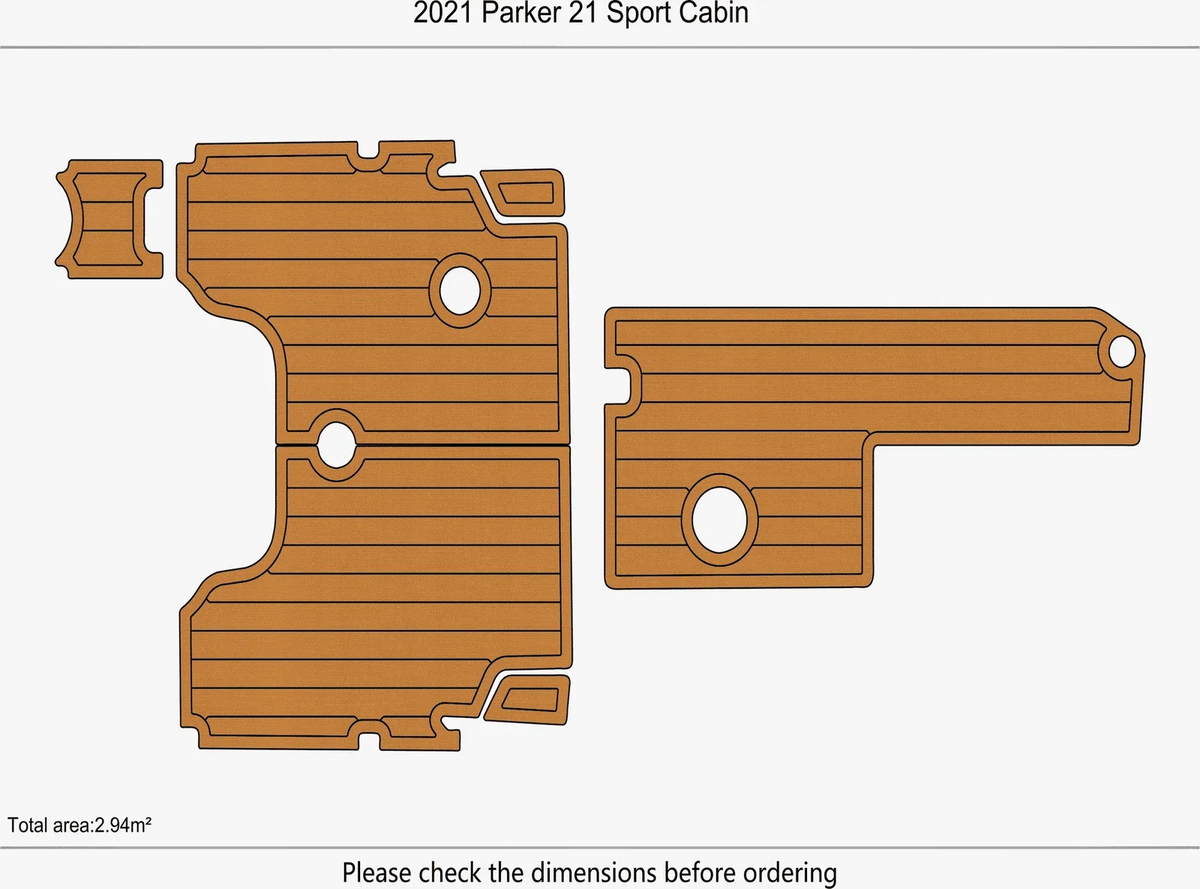 EVA Pads for Flooring Mat - 2020 Boston Whaler 380 Realm