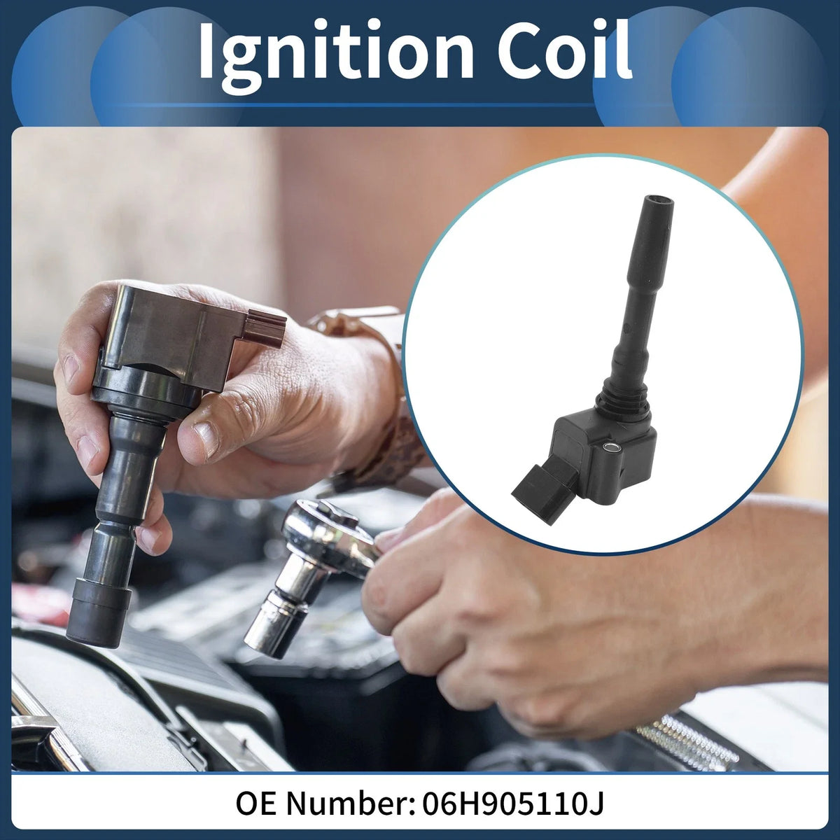 Ignition Coil Pack No. 06H905110J for Audi A1 (2021–2023)