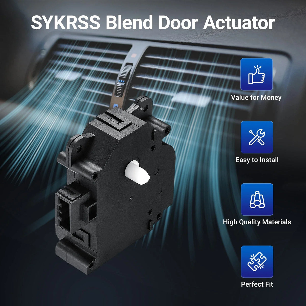 HVAC Blend Door Actuator for Honda Civic (2006–2011) 79140SNAA01 604-879