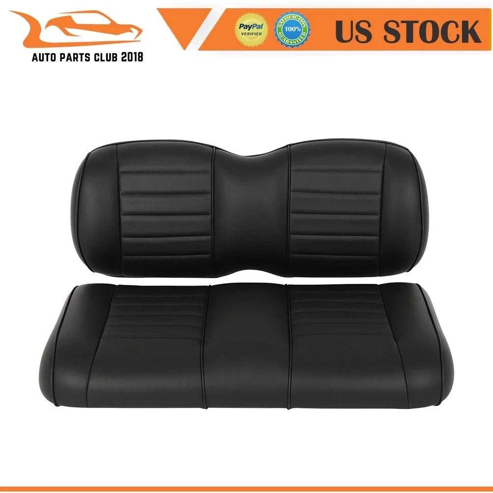Front Cushions (Set of 2) - Black for E-Z-GO TXT (2000–2023)
