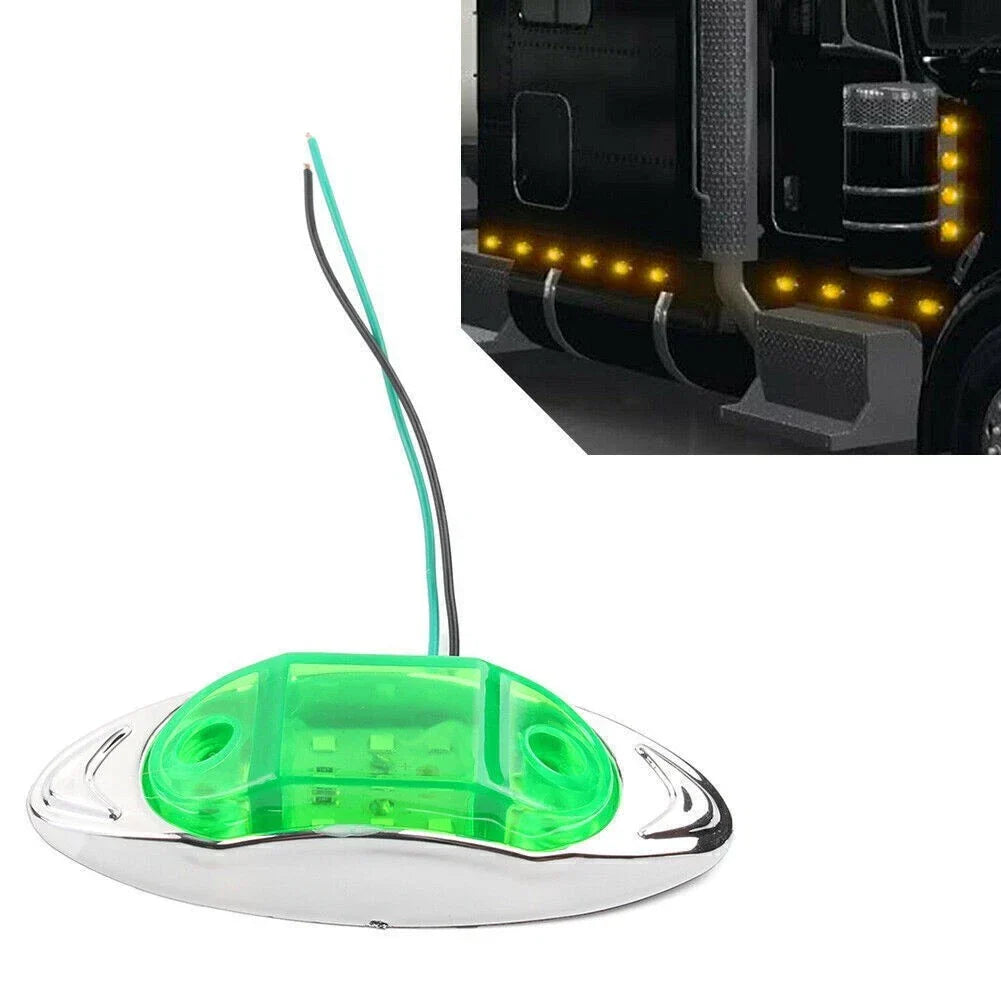 Truck Trailer LED Indicator Light Side Marker Bulbs