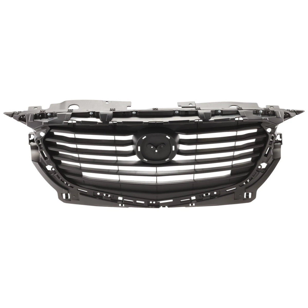 Grille for Mazda CX-3 (2016–2020) Textured Dark Gray Shell and Insert