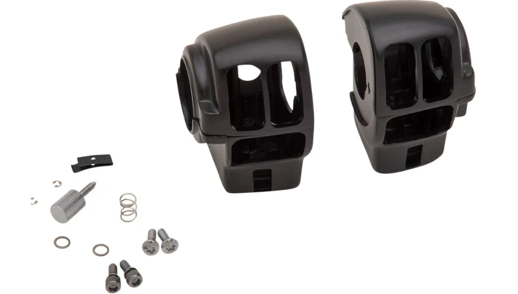 Handlebar Control Radio Switch Housing Kit for Harley FLH (2008–2013)