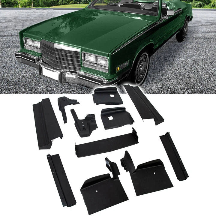 Black Bumper Filler Set for Cadillac Eldorado (1979–1985)