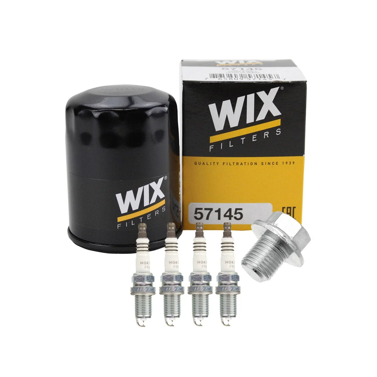 Engine Oil Filter by Wix with NGK Spark Plugs for Highlander RAV4 Camry L4