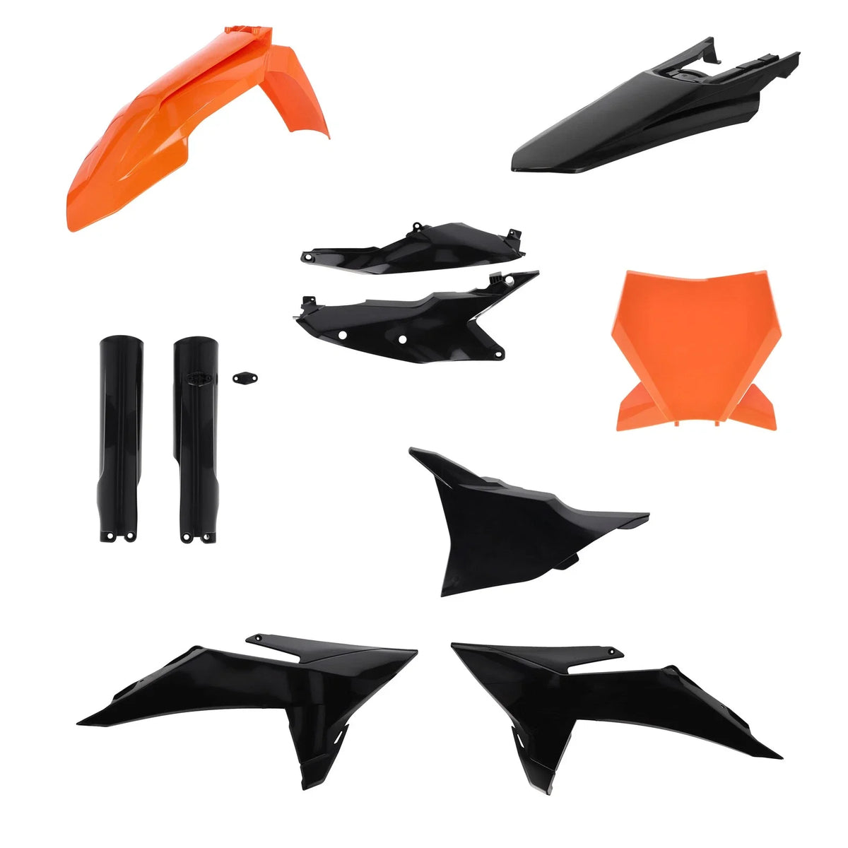 Plastic Kit for KTM (Black/Orange) (2010–2023)