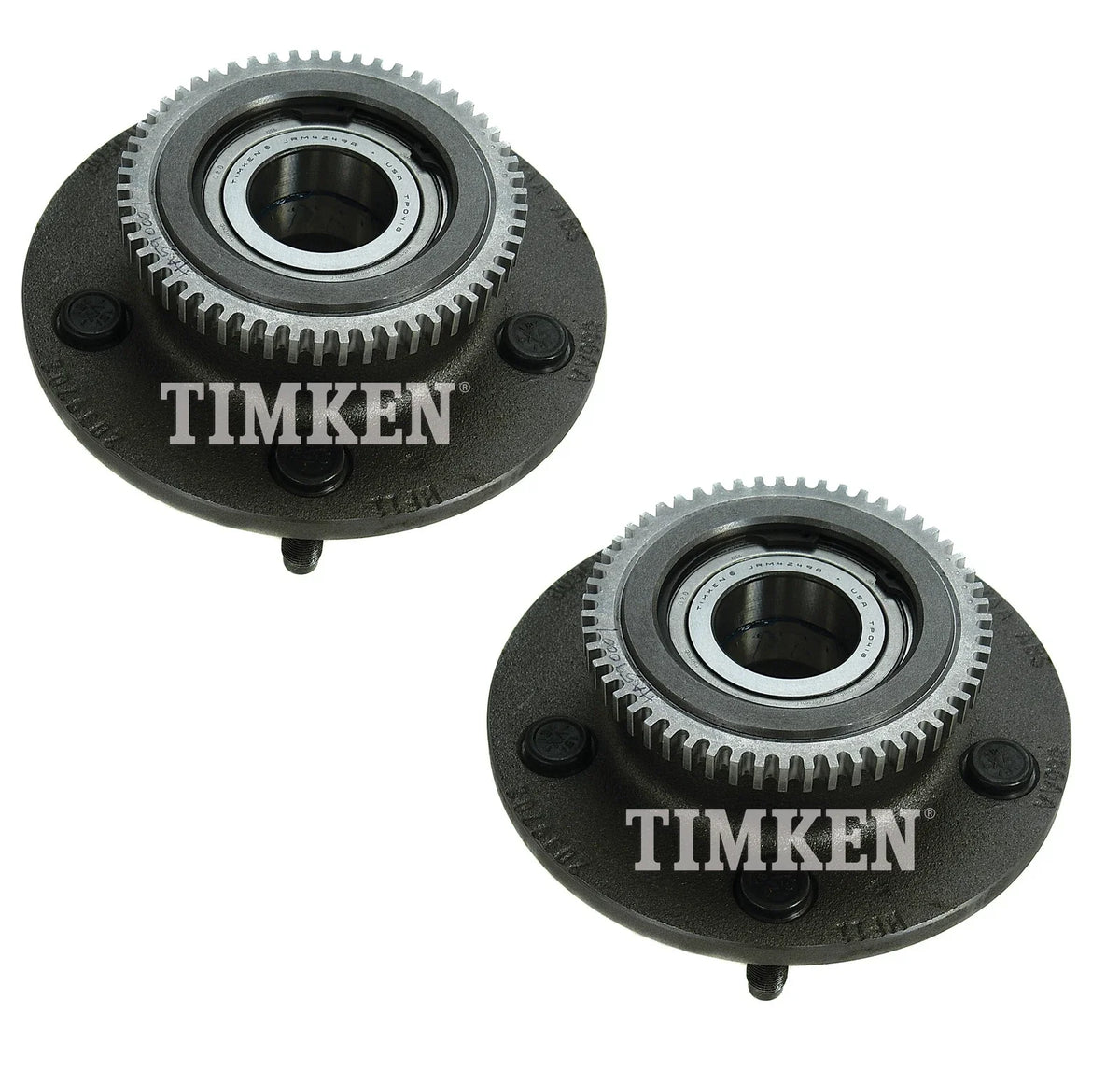 Set of 2 Timken Front Wheel Bearing Hub Kit for Dodge Ram 1500 (2002–2008)
