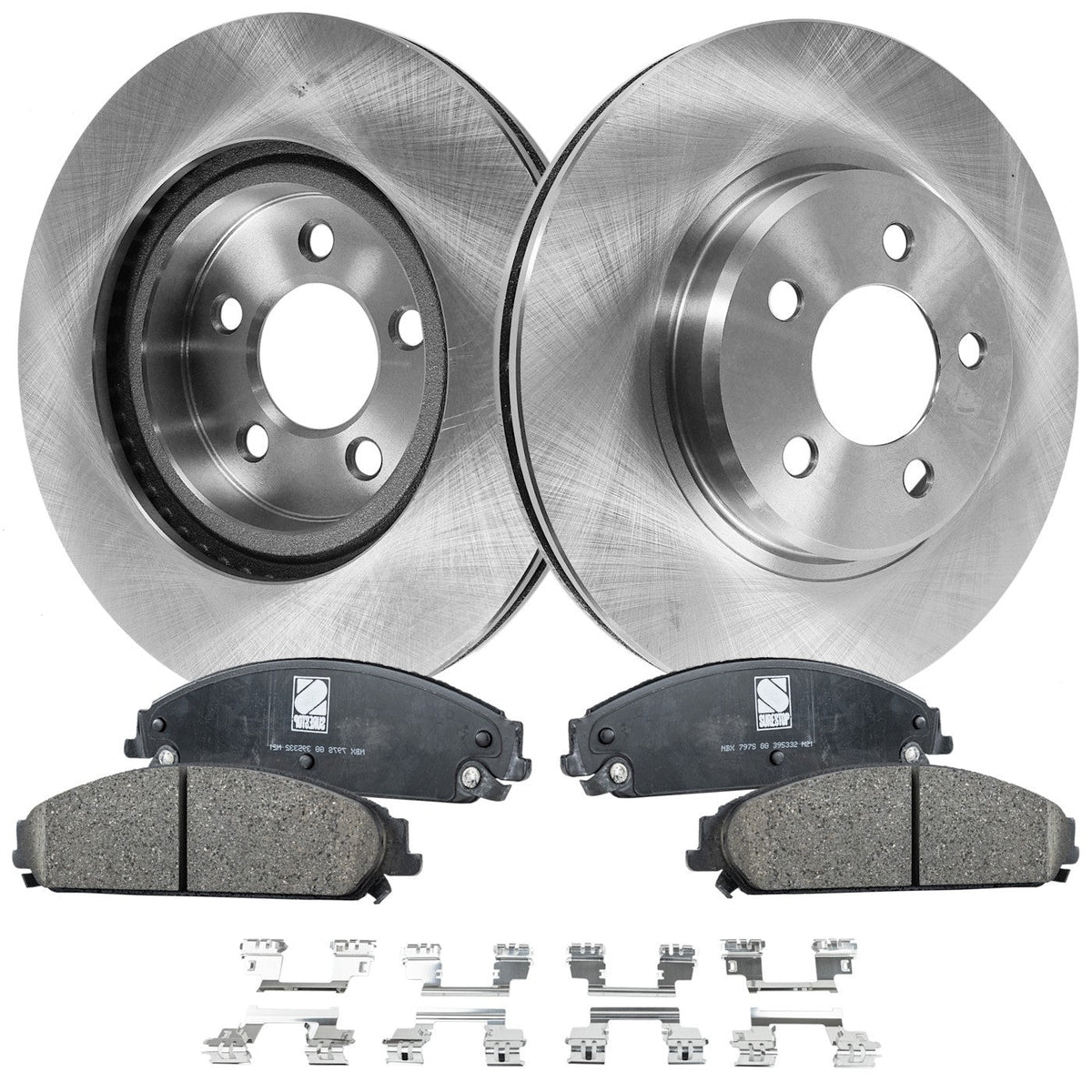 Front Brake Pad & Disc Set for Dodge Challenger (2011–2020)