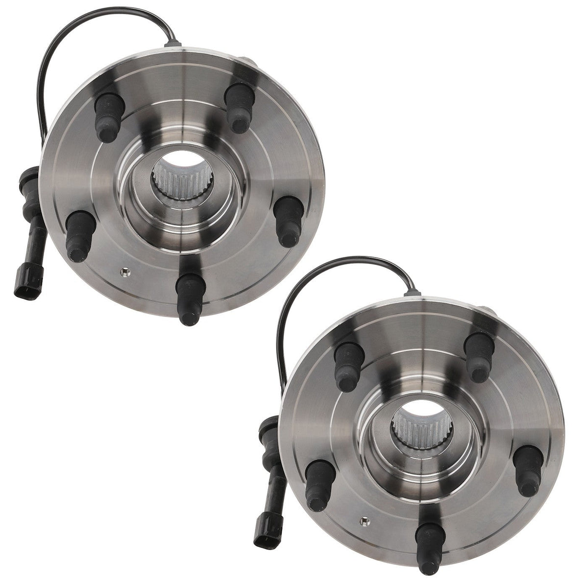 Rear 5 Lug Wheel Hubs - Set of 2 for Chevrolet Equinox 2010-2017