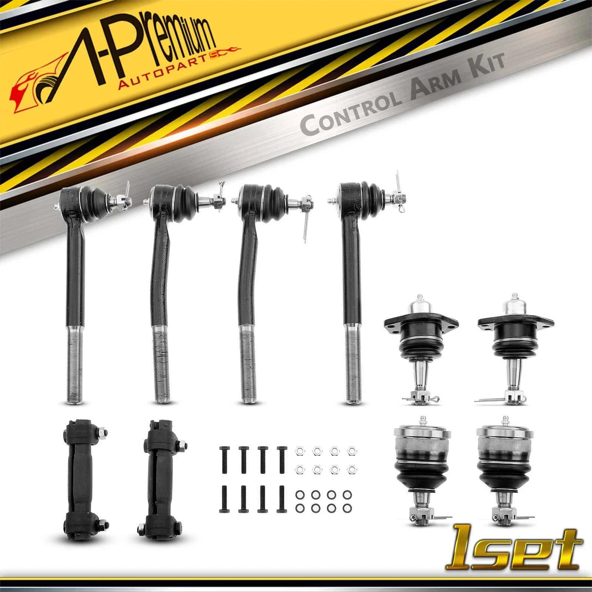 10x Front Inner Outer Tie Rod Ball Joint for Chevy Impala Caprice (1994–1996)