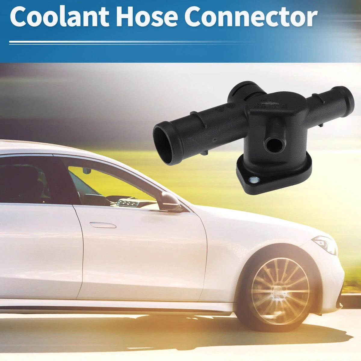 Engine Coolant Hose Connector for Volkswagen Jetta L4 2.0L (2011–2015) No. 06A121133AC
