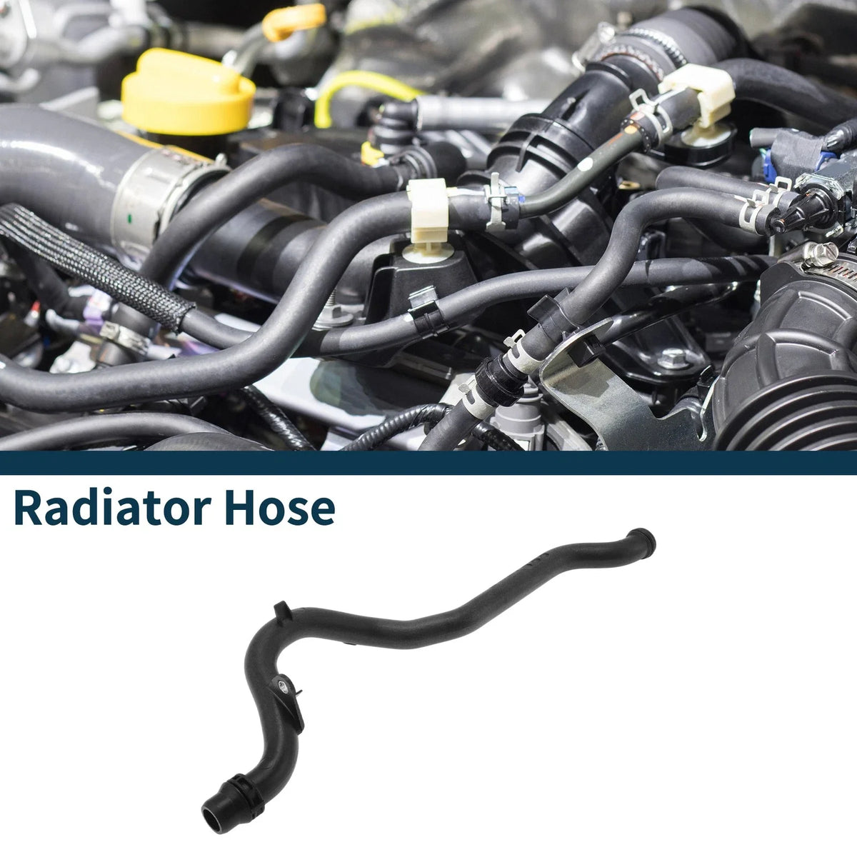 Radiator Hose for Audi A6 Quattro (2009–2015) No. 06E121065N Plastic