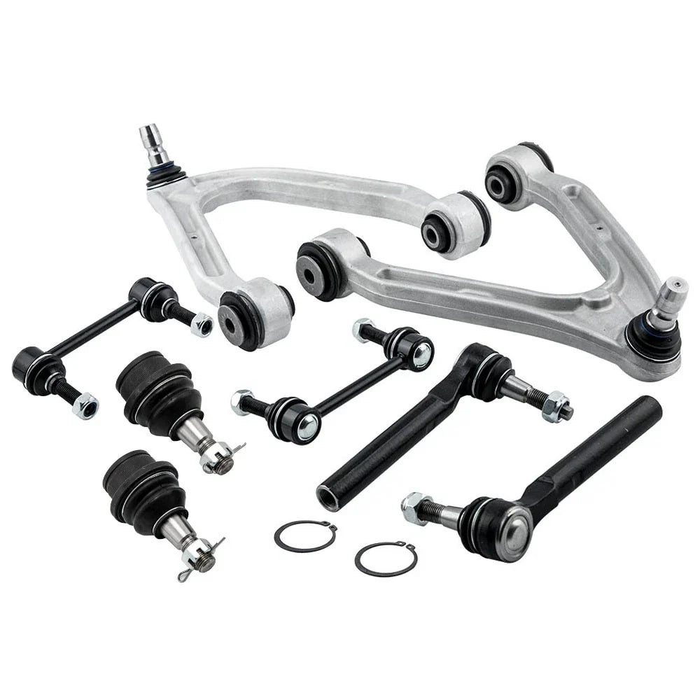 Set of 8 Front Control Arms with Ball Joints for Hummer H3 2006-2010