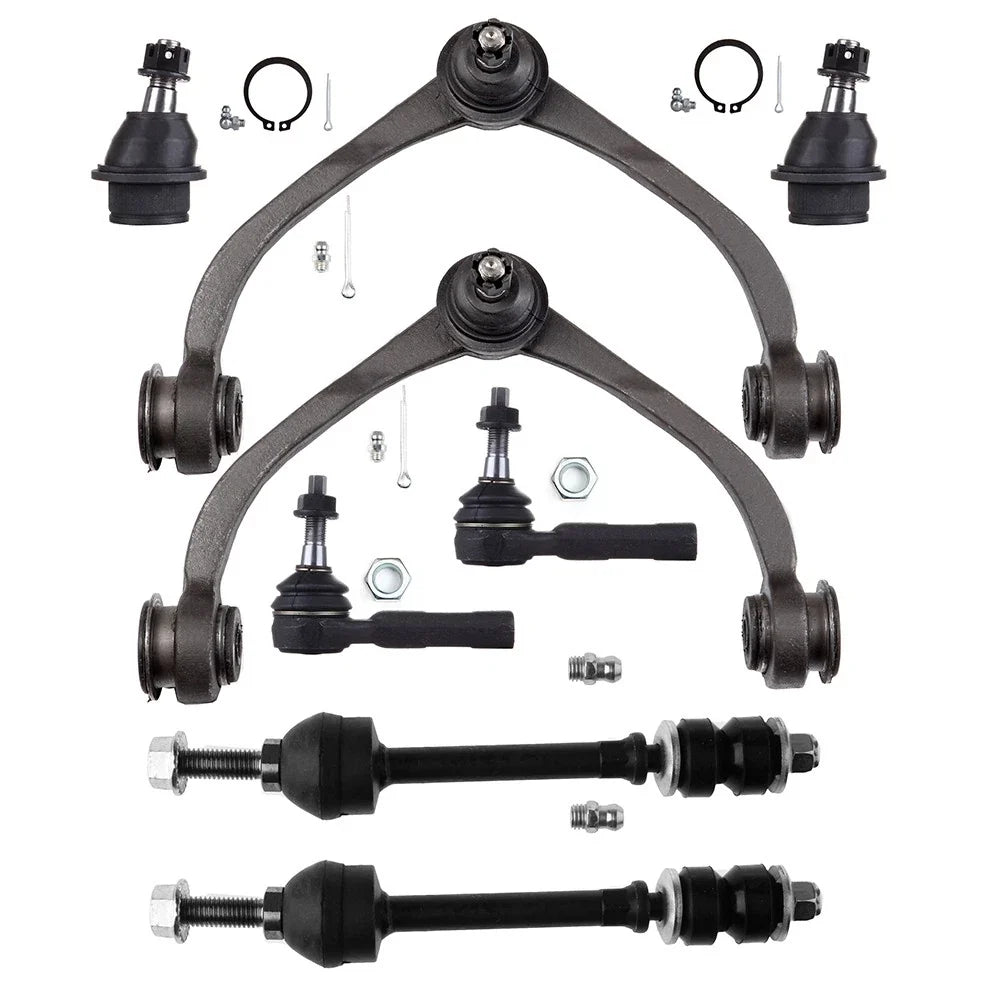 Set of 8 Front Upper Control Arms & Lower Ball Joints for Dodge Dakota (2005–2011)