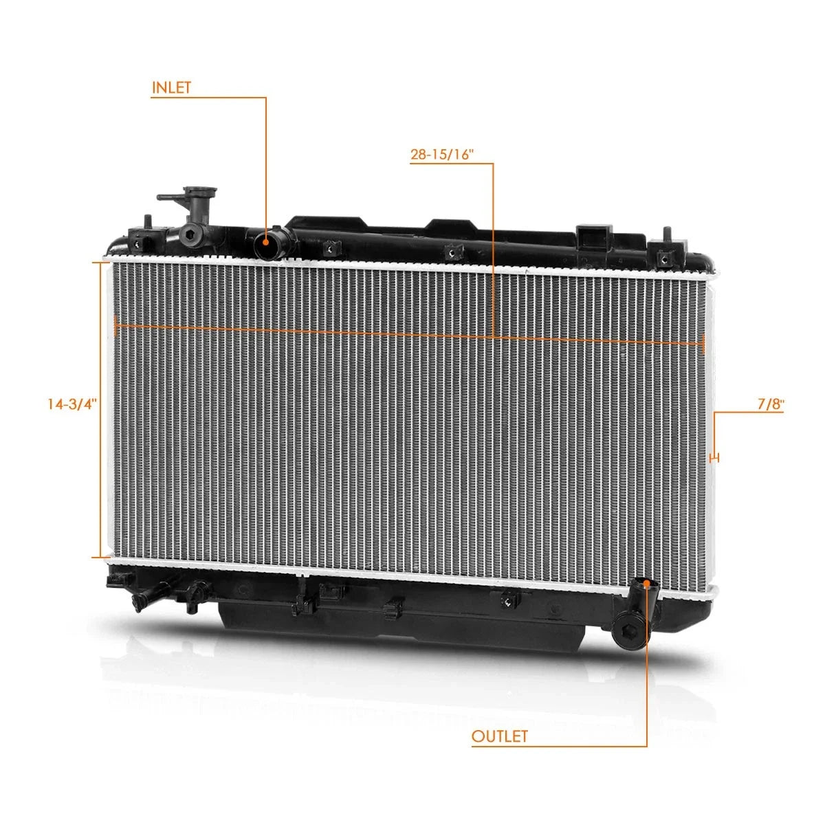 Aluminum Cooling Radiator for Toyota RAV4 2.4L (2004–2005) DPI-2834