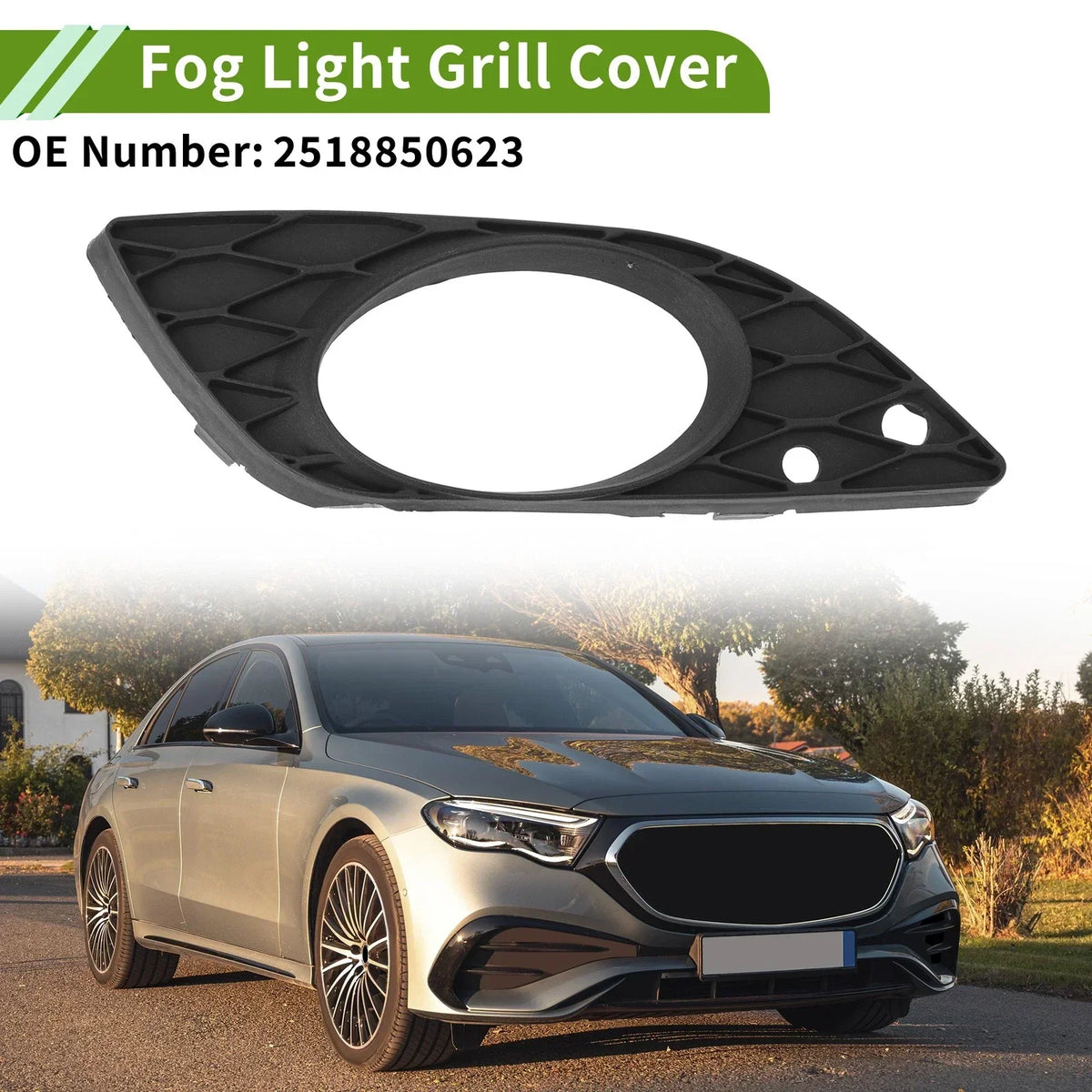 Right Front Fog Light Grill for Mercedes Benz R350 (2006-2010)