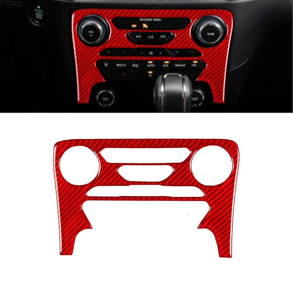 Carbon Fiber AC Climate Control Cover for 2019-2022 Ford Ranger