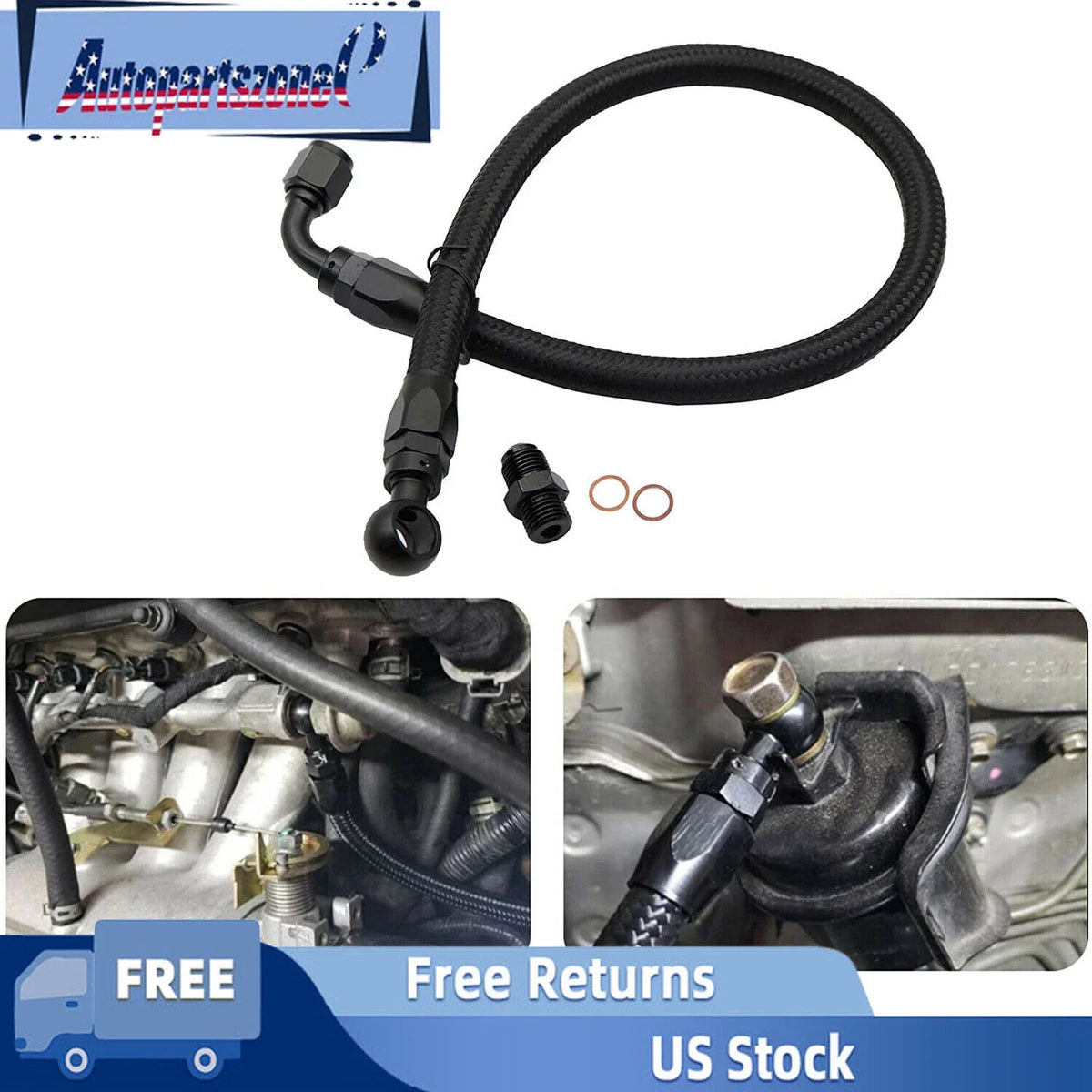 Braided Fuel Line for Honda-Acura D Series B16A B16B D15 D16 B18C