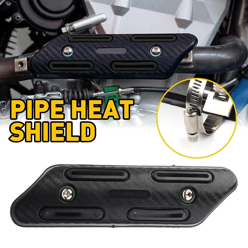 Motorcycle K Aluminum Exhaust Pipe Heat Shield Muffler Cover (Universal)