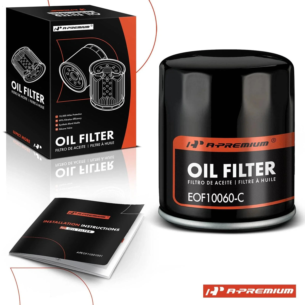 Engine Oil Filter for Jeep Grand Cherokee Wrangler (2009–2010, 2014–2023)