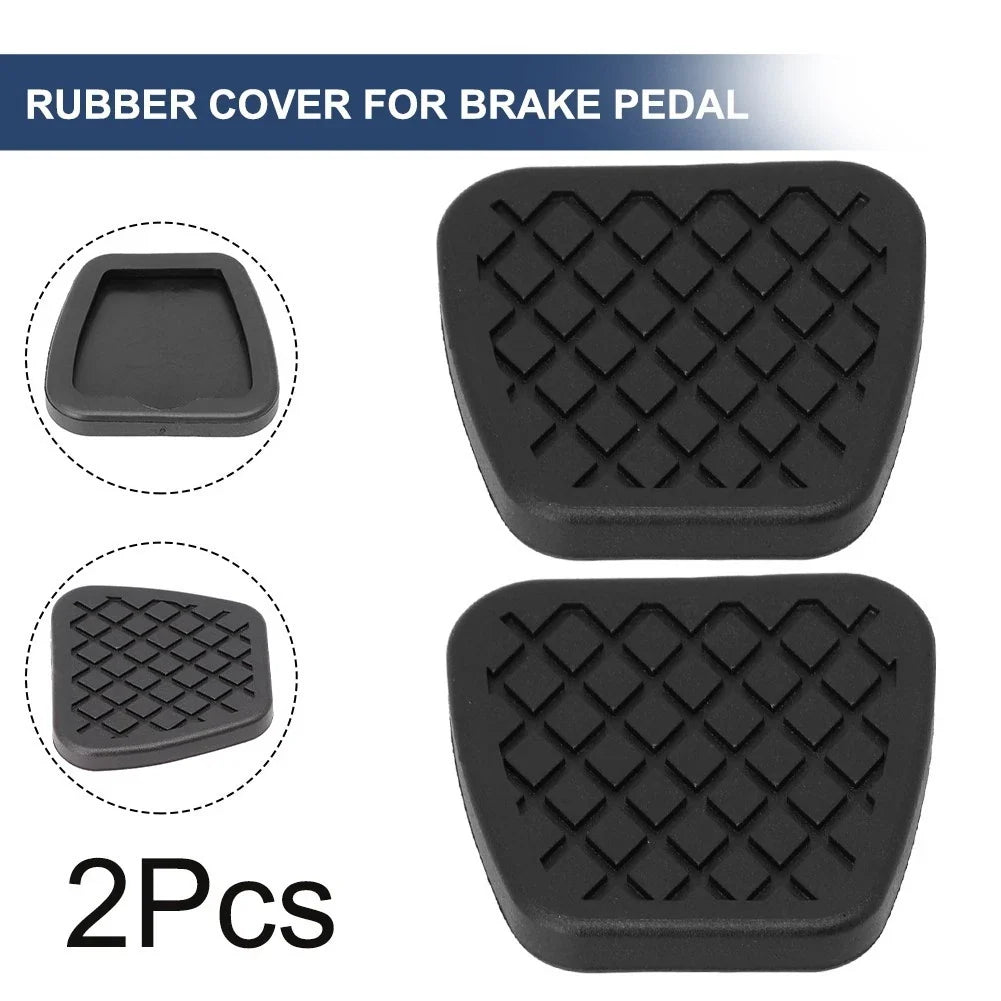 Replacement Brake Clutch Pedals - 2X Black