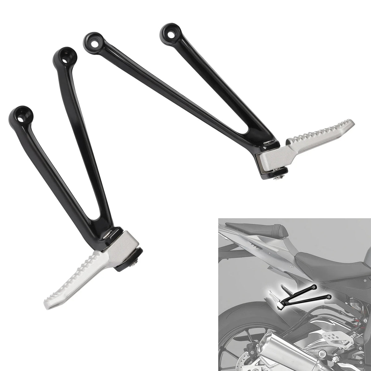 Rear Passenger Foot Pegs Bracket (2008-2018) for BMW S1000RR/HP4