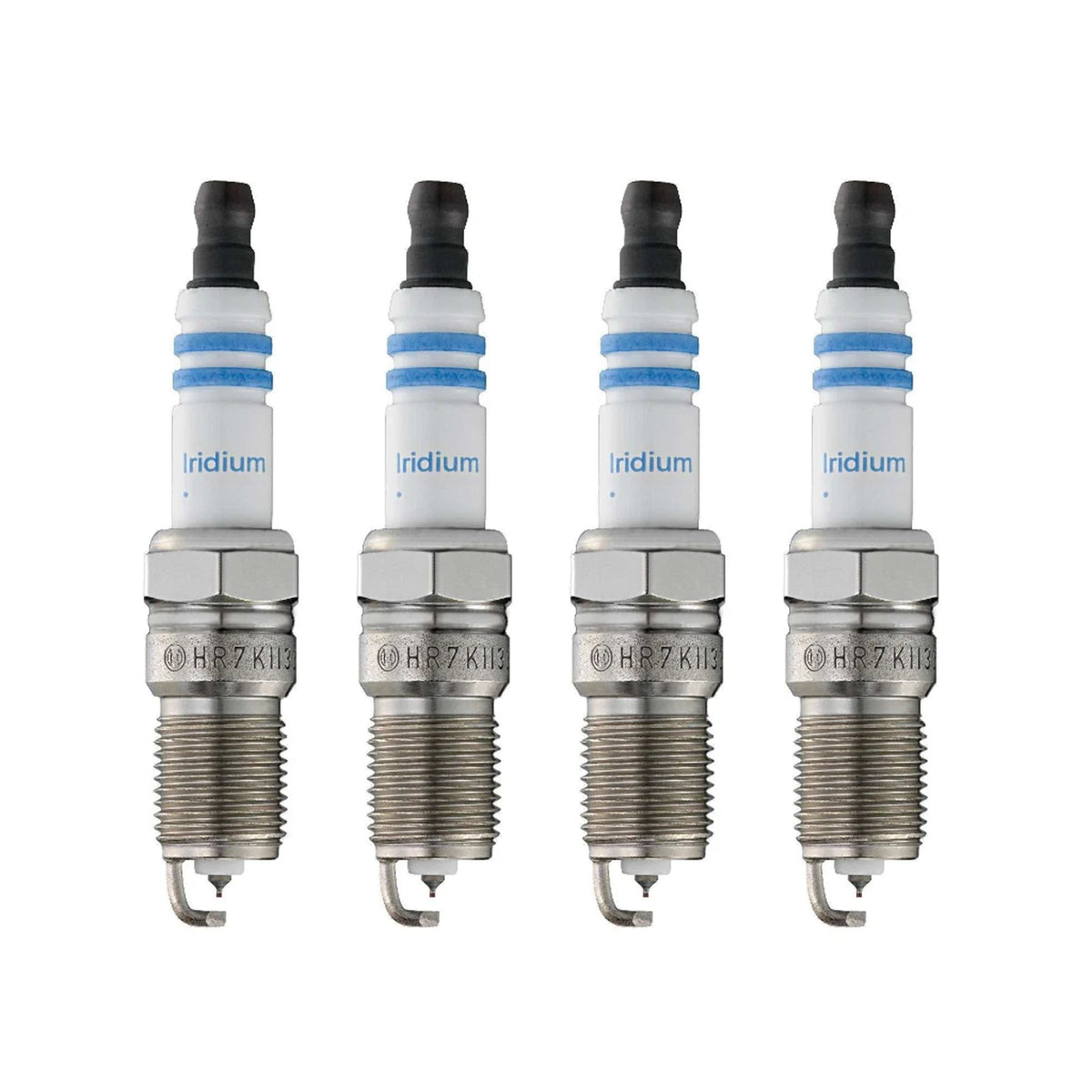Set of 4 Bosch Double Iridium Spark Plugs for Oldsmobile Ford Mazda Buick Chevy