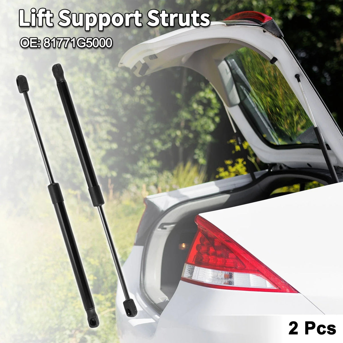 2X Rear Hatch Lift Supports Struts Gas Spring No. 81771G5000 for Kia Niro (2017–2022)