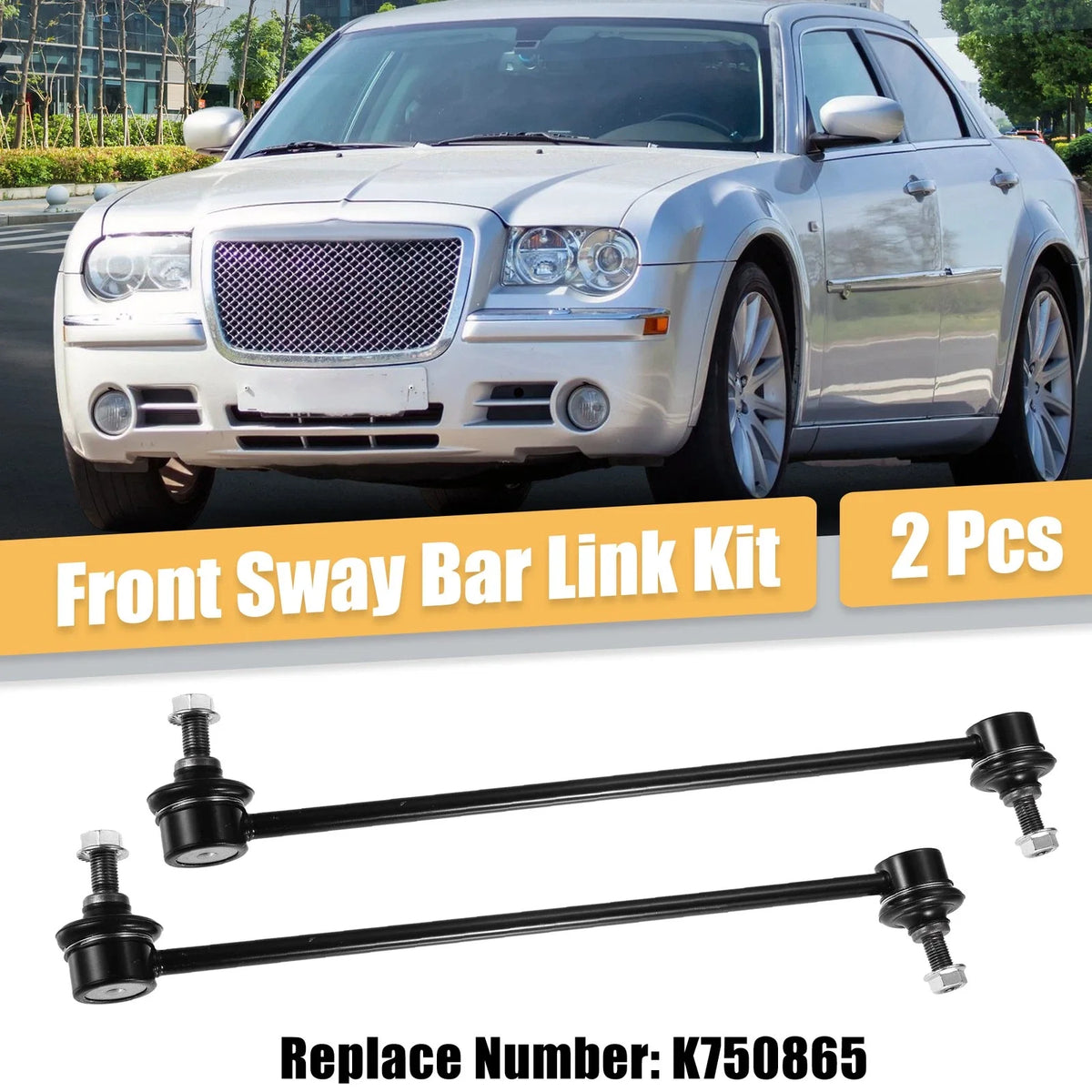2X Front Rear Sway Bar Links for Honda Civic (2016–2019)