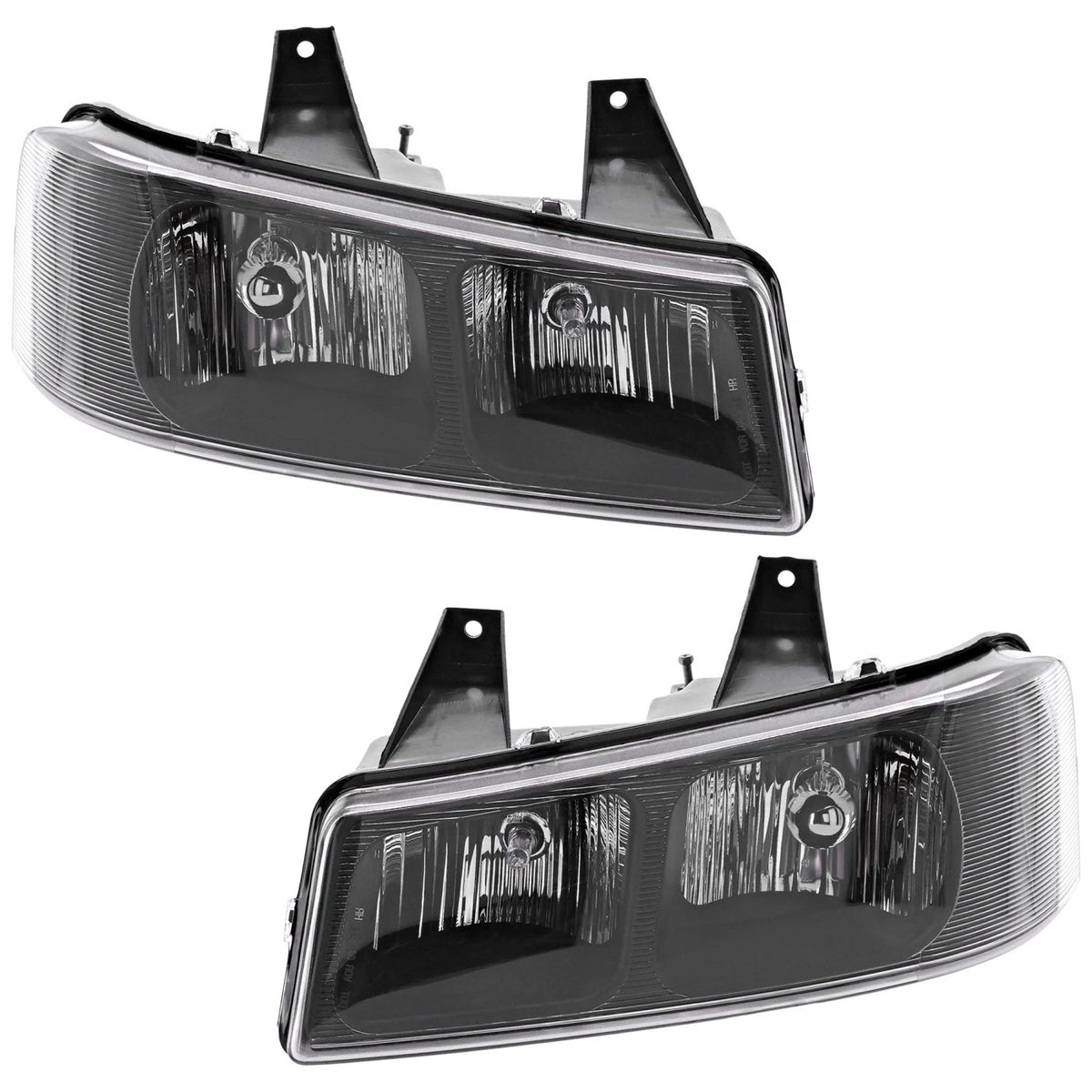 Headlight Set for Chevy Express 2500 3500 (2003–2021) with Bulb