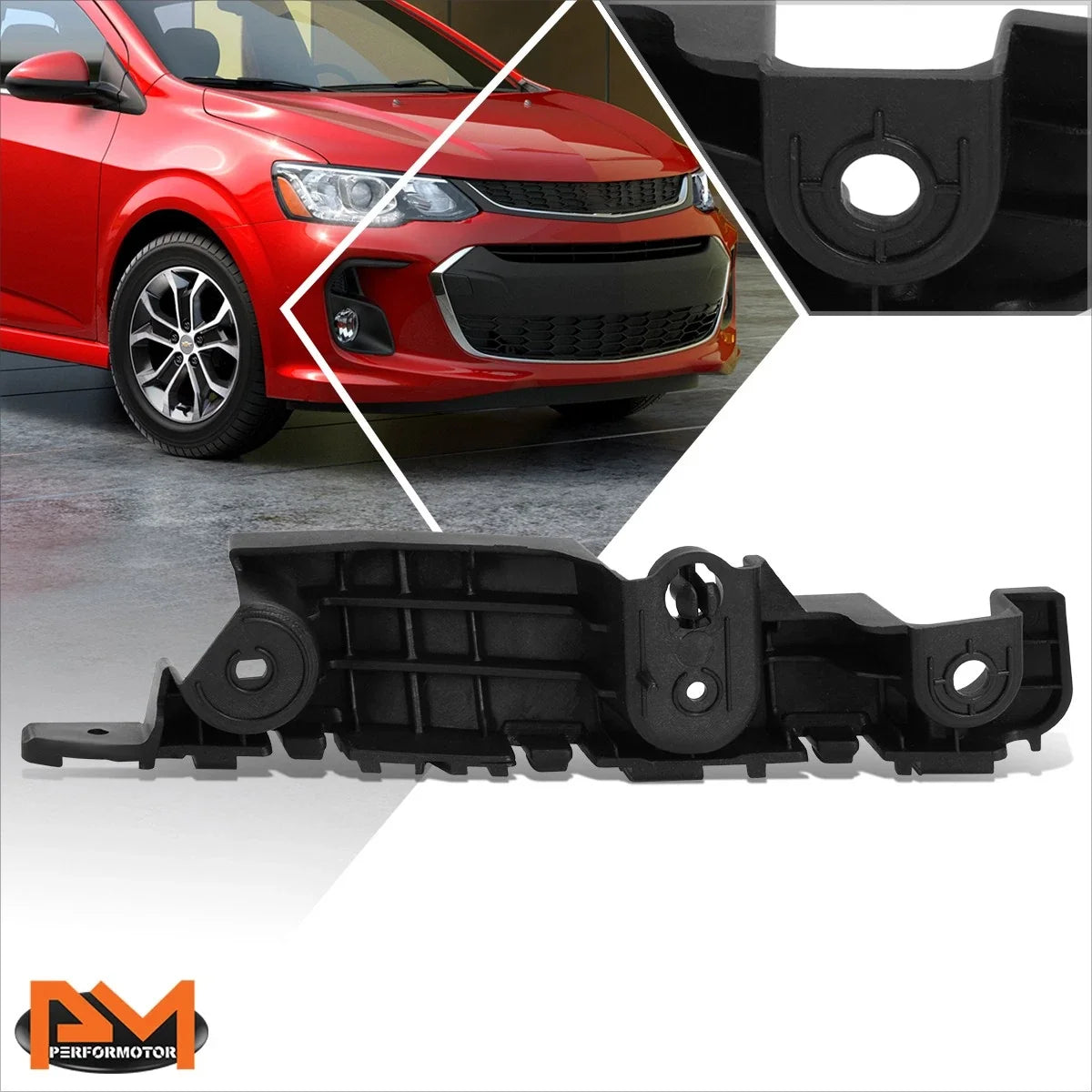 Front Bumper Cover Support Bracket Passenger Side for Sonic 2012-2020