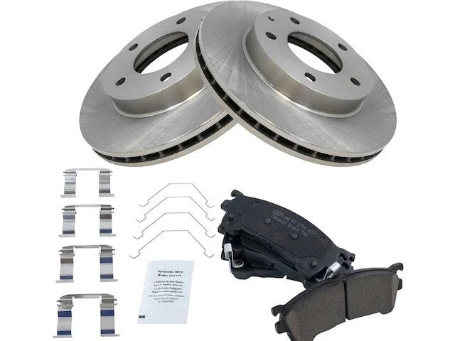 Front Brake Pad and Rotor Kit for Mazda 626 (1994–2002) TC212PF
