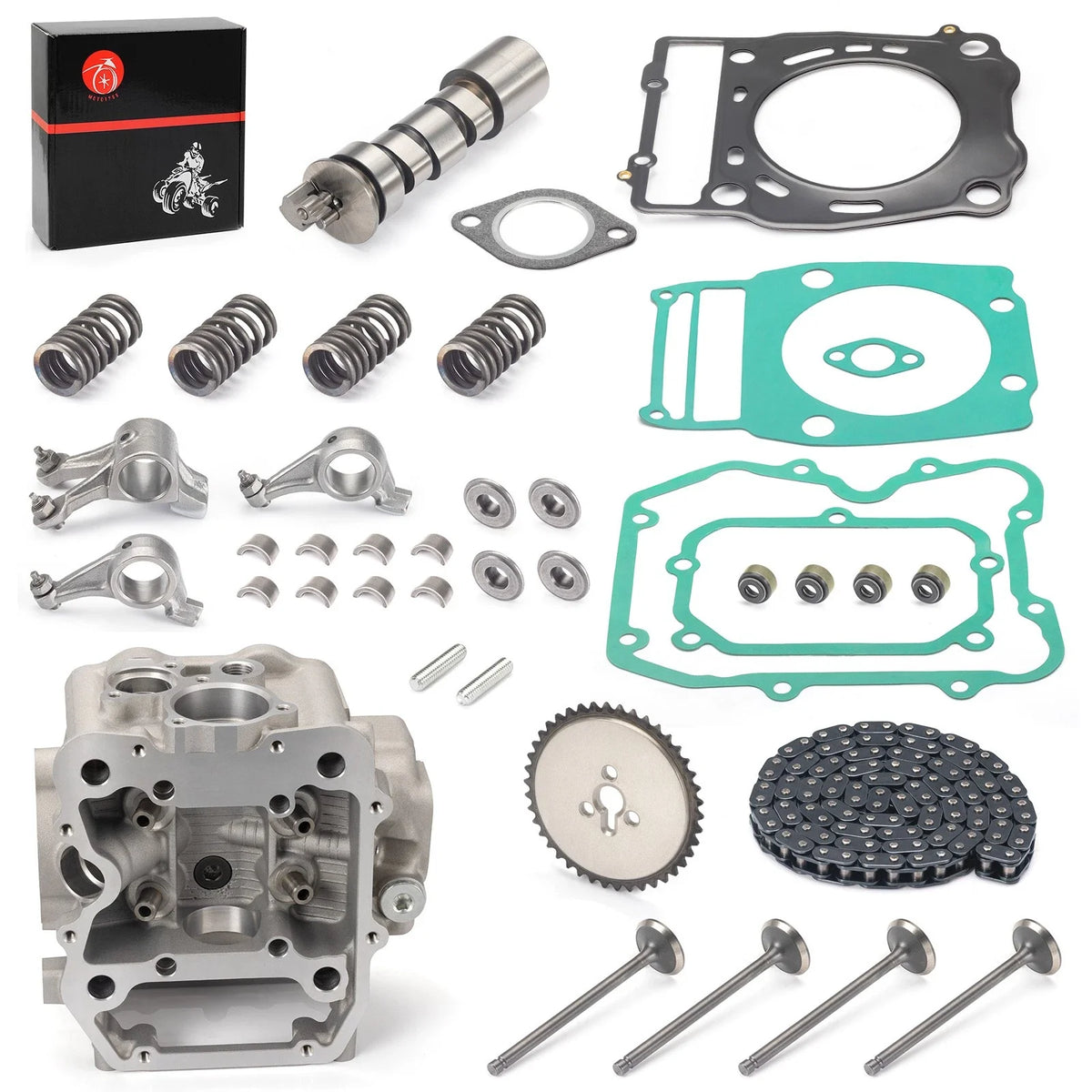 Engine Cylinder Head & Rocker Arm Kit for Polaris Ranger 500 1998-2013