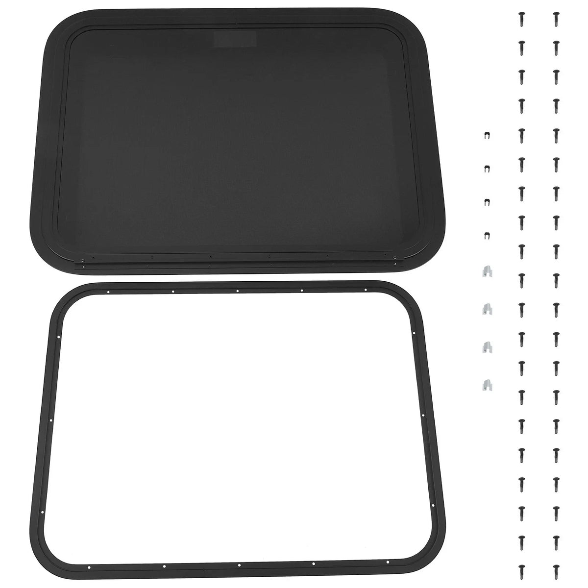 30" x 22" RV Camper Window for RV Trailer Cargo Truck Mounting Ring